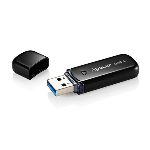 32GB USB3.1 Flash Drive Apacer "AH355", Black, Classic Cap (AP32GAH355B-1) 88025 фото