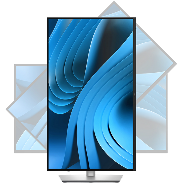 27" DELL Dell Pro Plus P2725D Silver, IPS, 2560x1440, 100Hz, 5ms, CR1500:1, 350cd, HDMI+DP+USB, Pivo 232992 фото