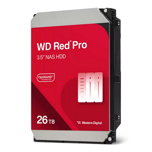 3.5" HDD 26.0TB-SATA-512MB Western Digital "Red Pro (WD260KFGX)", NAS, CMR, 7200rpm, 2.5M (MTBF) 249299 фото