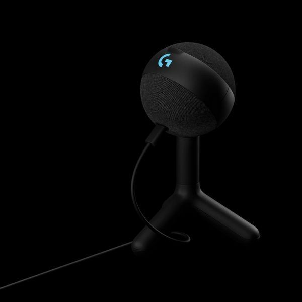 Microphones Logitech Yeti Orb RGB, Condenser, Cardioid, Blue VO!CE, 24-bit/48kHz, 70Hz-20kHz, 117dB, 224510 фото