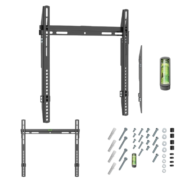 Wall Mount Gembird "WM-55F-03" Black 32"-55", max.40kg, VESA:up400x400, Wall dist: 20mm 216148 Imagini