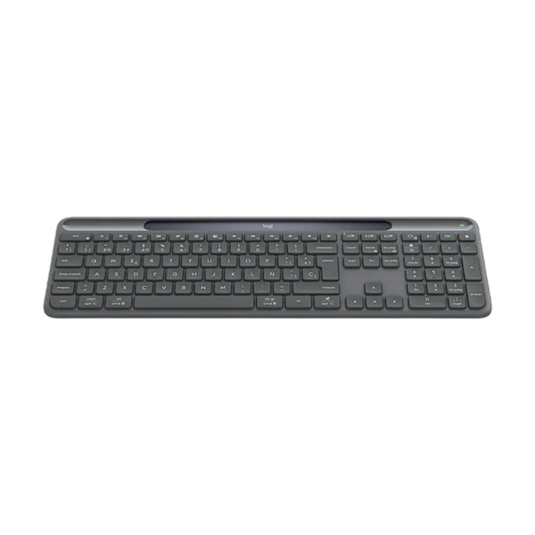 Wireless Keyboard Logitech K980 Signatur Slim (B2B), Ultra thin, Quiet Typing, F-keys, Smart Actions, Flow, Solar+, 2.4Ghz+BT, EN Graphite 250553 фото