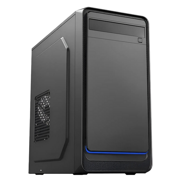 Case mATX 500W Sohoo 6503BK, 2xUSB 2.0, Black, ATX-500W-12cm 116357 фото