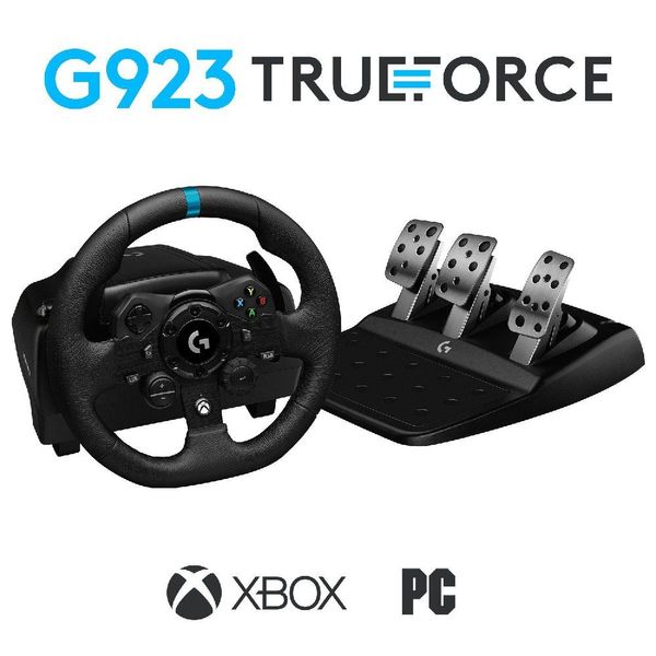 Wheel Logitech Driving Force Racing G923, for Xbox, 900 degree, Pedals, Dual-Motor Force Feedback 120096 фото