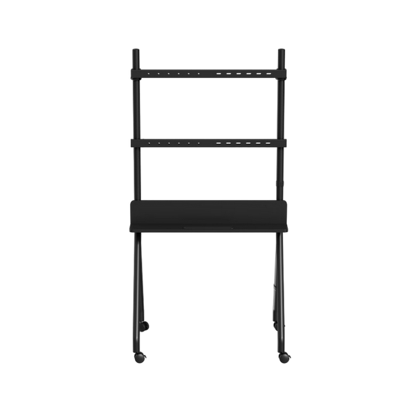 TV Mount Stand Gembird TVS-86F-02, 55"-86"; Black, VESA; max 40kg, Aluminum TV floor stand with cast 235723 Imagini
