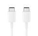 Type-C to Type-C Cable Samsung, 60W, White 136002 фото 1