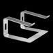 Notebook Riser Gembird NBS-D1-01, up to 15.6'', Aluminum, Silicone pad, up to 5kg, Silver 211491 Imagini 2