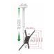 Ceiling Mount Barkan ''3500'' White/Black 29"-65" Full Motion, max.40kg, VESA mm: up to 400x400mm 106385 фото 2