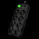 Surge Protector 8 Sockets, 5.0m, Sven "SF-08E-16", Black, flame-retardant material 205893 Imagini 4