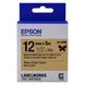 Tape Cartridge EPSON LK4KBK; 12mm/5m Satin Ribbon, Black/Gold, C53S654001 117892 фото 2
