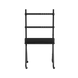 TV Mount Stand Gembird TVS-86F-02, 55"-86"; Black, VESA; max 40kg, Aluminum TV floor stand with cast 235723 Imagini 4