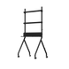 TV Mount Stand Gembird TVS-86F-02, 55"-86"; Black, VESA; max 40kg, Aluminum TV floor stand with cast 235723 Imagini 6