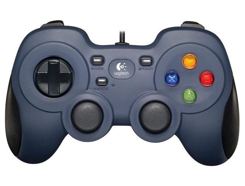 Gamepad Logitech F310, 4 axes, D-Pad, 2 mini joysticks, 10 buttons, console-like layout, USB 60507 фото