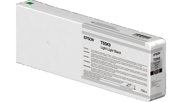 Ink Cartridge Epson T55K900 UltraChrome HDX/HD 700ml, Light Light Black/ C13T804900 207425 фото