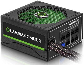 Power Supply ATX 800W GAMEMAX GM-800, 80+ Bronze, 140mm Ventilator, Semi-mAir Conditionerlar cable, Retail 82374 Imagini