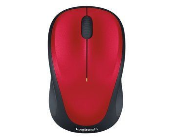 Mouse Logitech Retail M235 , Wireless, Nano-receiver, Red 133279 Imagini