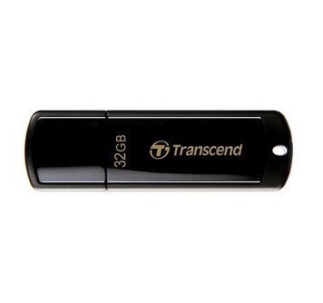 32GB USB2.0 Flash Drive Transcend "JetFlash 350", Black, Classic Cap (R/W:18/8MB/s) 50741 Imagini