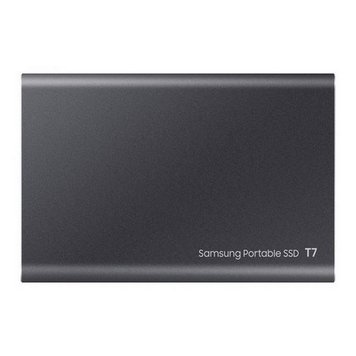 .500GB (USB3.2/Type-C) Samsung Portable SSD T7 , Grey (85x57x8mm, 58g, R/W:1050/1000MB/s) 116665 фото