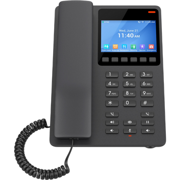 Grandstream GHP631W, 2 SIP,2 Line, Wi-Fi 6, PoE, Type-C, Black 230391 Imagini