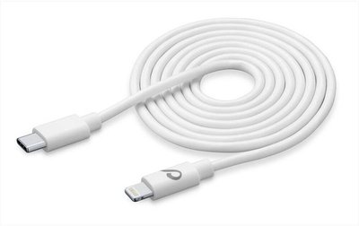 Type-C to Lightning Cable Cellular, Power MFI, 3M, White 147422 фото