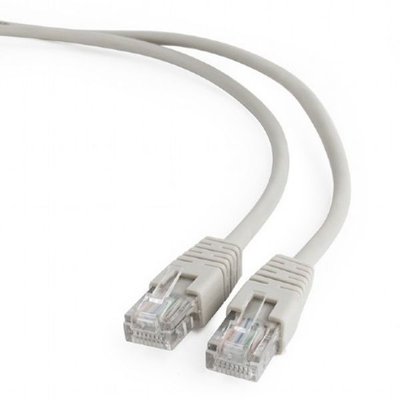 7.5m, Patch Cord Gray, PP12-7.5M, Cat.5E, Cablexpert, molded strain relief 50u" plugs 25385 фото
