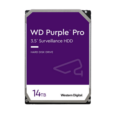 3.5" HDD 14.0TB-SATA-512MB Western Digital "Purple Pro (WD142PURP)", Surveillance, CMR 214175 фото