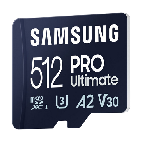 512GB MicroSD (Class 10) UHS-I (U3)+SD adapter, Samsung PRO Ultimate "MB-MY512SA" (R/W:200/130MB/s) 213347 фото