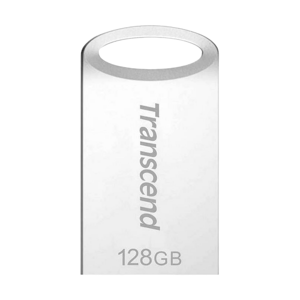 128GB USB3.1 Flash Drive Transcend "JetFlash 710S", Silver, Metal Case, Ultra-Slim (R/W:90/50MB/s) 108980 фото