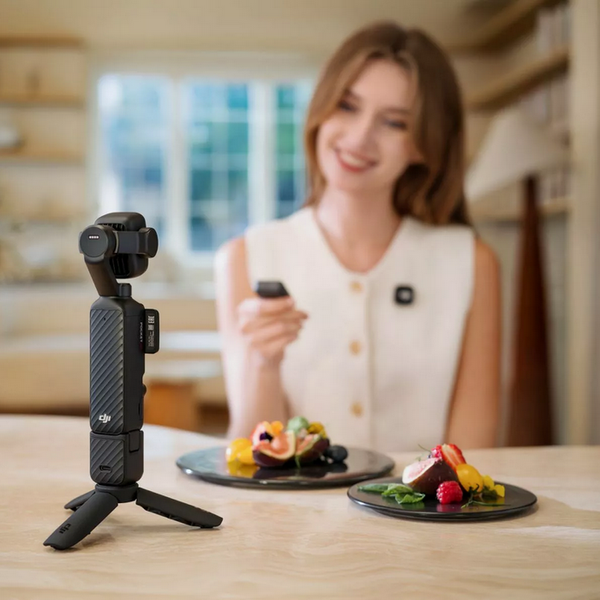 Camera Action cu stabilizator DJI Osmo Pocket 4P Standard Combo, Classic Black 267015 фото