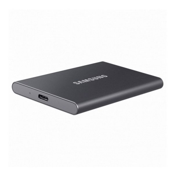 .500GB (USB3.2/Type-C) Samsung Portable SSD T7 , Grey (85x57x8mm, 58g, R/W:1050/1000MB/s) 116665 фото