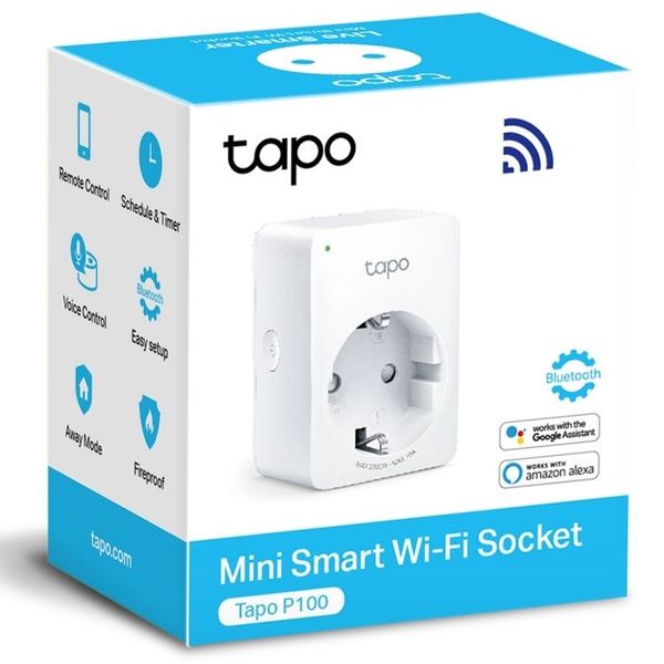 TP-LINK "Tapo P100" Mini Smart Wi-Fi Socket 112284 фото