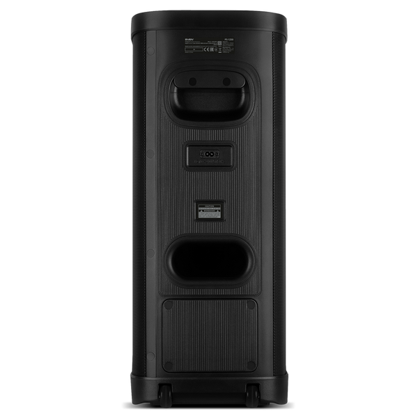 Partybox SVEN "PS-1250" 300W, TWS, IPx4, Bluetooth, FM, USB, microSD, LED-display, 13500mA*h, Black 268469 Imagini