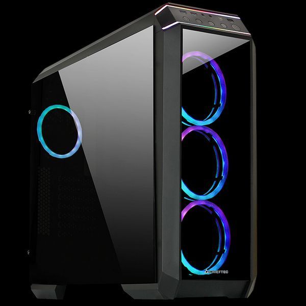 Case ATX Chieftec STALLION II, w/o PSU, 0.6mm, 4x120mm ARGB, Front&Side Tempered Glass, ARGB Hub, 1x 225330 фото