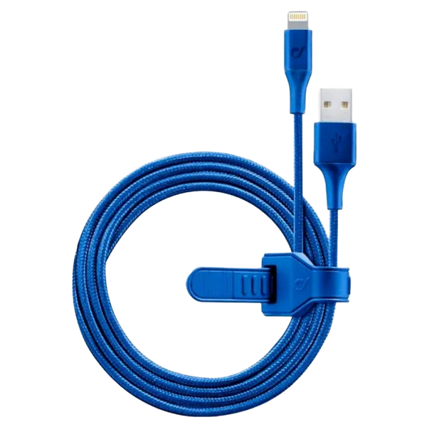 Lightning Cable Cellular, Strip MFI, 1M, Blue 137718 Imagini