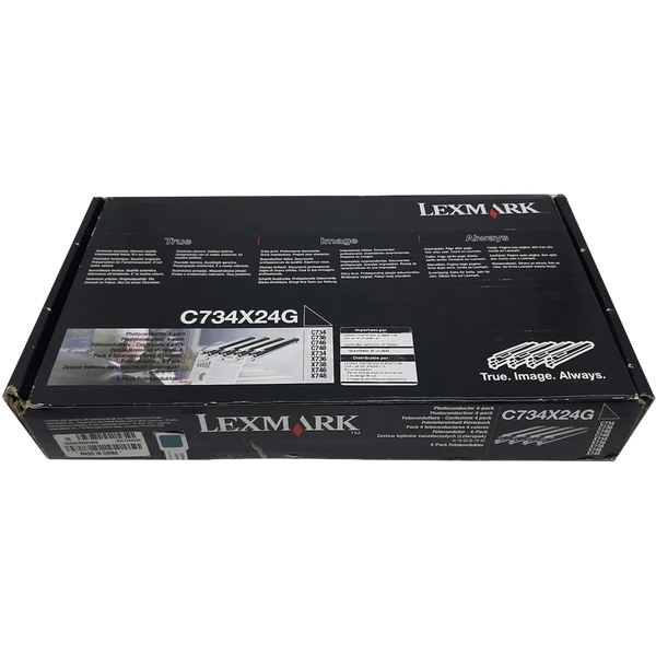 Drum Unit Lexmark C734/736/746/748 CMYK, (4pcs in box), C734X24G 79871 фото