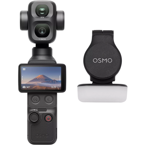 Camera Action cu stabilizator DJI Osmo Pocket 4P Standard Combo, Classic Black 267015 фото