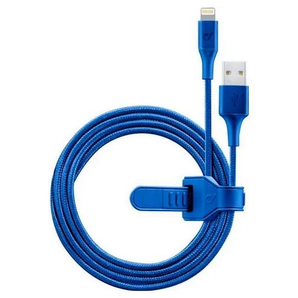 Lightning Cable Cellular, Strip MFI, 1M, Blue 137718 Imagini
