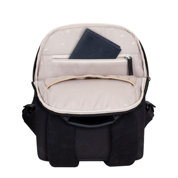 Backpack Rivacase 8521, Cardiff Canvas Urban 8L 234452 Imagini