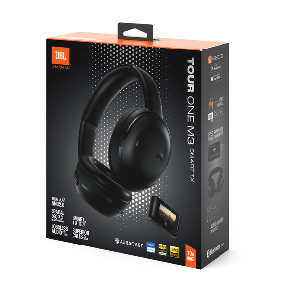 JBL Tour One M3 Smart TX, Black, Bluetooth Over-ear, True Adaptive Noise Cancelling 237036 Imagini