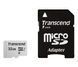 ..32GB MicroSD (Class 10) UHS-I (U1),+SD adapter, Transcend "TS32GUSD300S-A" (R/W:95/45MB/s) 88409 Imagini 1