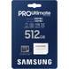 512GB MicroSD (Class 10) UHS-I (U3)+SD adapter, Samsung PRO Ultimate "MB-MY512SA" (R/W:200/130MB/s) 213347 фото 2