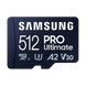 512GB MicroSD (Class 10) UHS-I (U3)+SD adapter, Samsung PRO Ultimate "MB-MY512SA" (R/W:200/130MB/s) 213347 фото 5