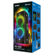 Partybox SVEN "PS-1250" 300W, TWS, IPx4, Bluetooth, FM, USB, microSD, LED-display, 13500mA*h, Black 268469 Imagini 1