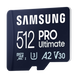 512GB MicroSD (Class 10) UHS-I (U3)+SD adapter, Samsung PRO Ultimate "MB-MY512SA" (R/W:200/130MB/s) 213347 фото 6