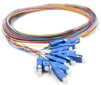 Bundle Pigtail SC MM 62.5/125 12 fiber,FO1029, with Spiral wrap band 30753 Imagini