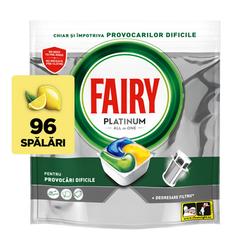 Dishwasher Capsules Fairy Platinum All In One, 96 caps 262790 Imagini