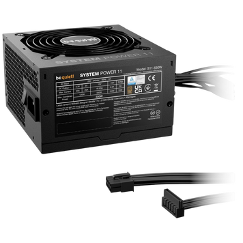 Power Supply ATX 550W be quiet! SYSTEM POWER 11, 80+ Bronze, 120mm, Active PFC, DC/DC, Temperature c 232980 Imagini