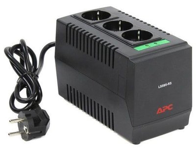 Stabilizer APC Line-R LS595-RS 595VA/300W Automatic Voltage Regulator, 3 Schuko Outlets, 230V 105110 фото