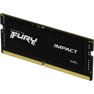 16GB DDR5-5600MHz SODIMM Kingston FURY Impact (KF556S40IB-16), CL40, 1.1V, Intel XMP 3.0, Black 205023 фото