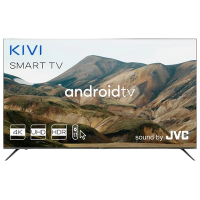 55" LED SMART TV KIVI 55U730QB, Real 4K, 3840x2160, Android TV, Black 210264 фото